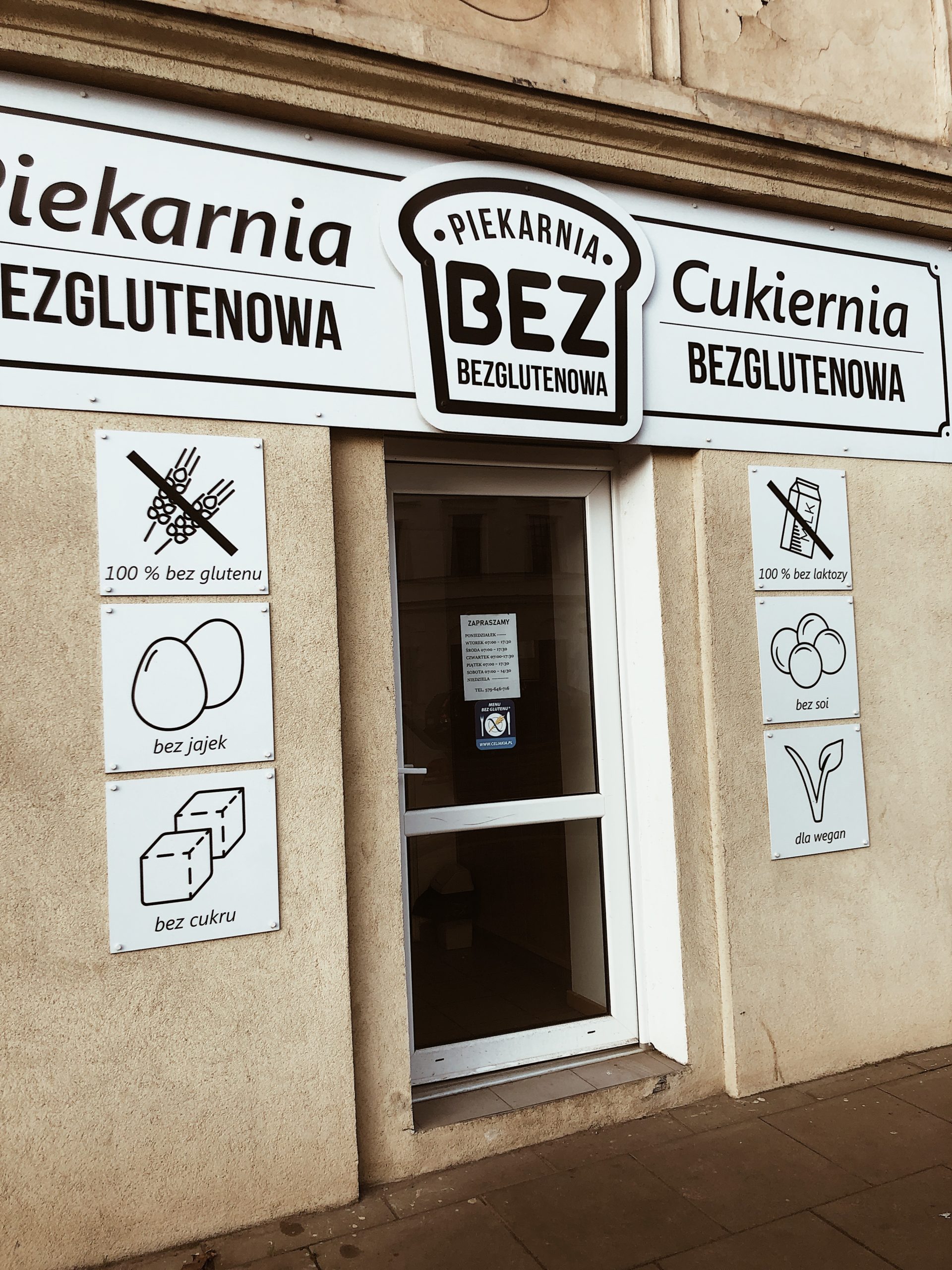 Menu bez glutenu - Piekarnia BEZ Łódź